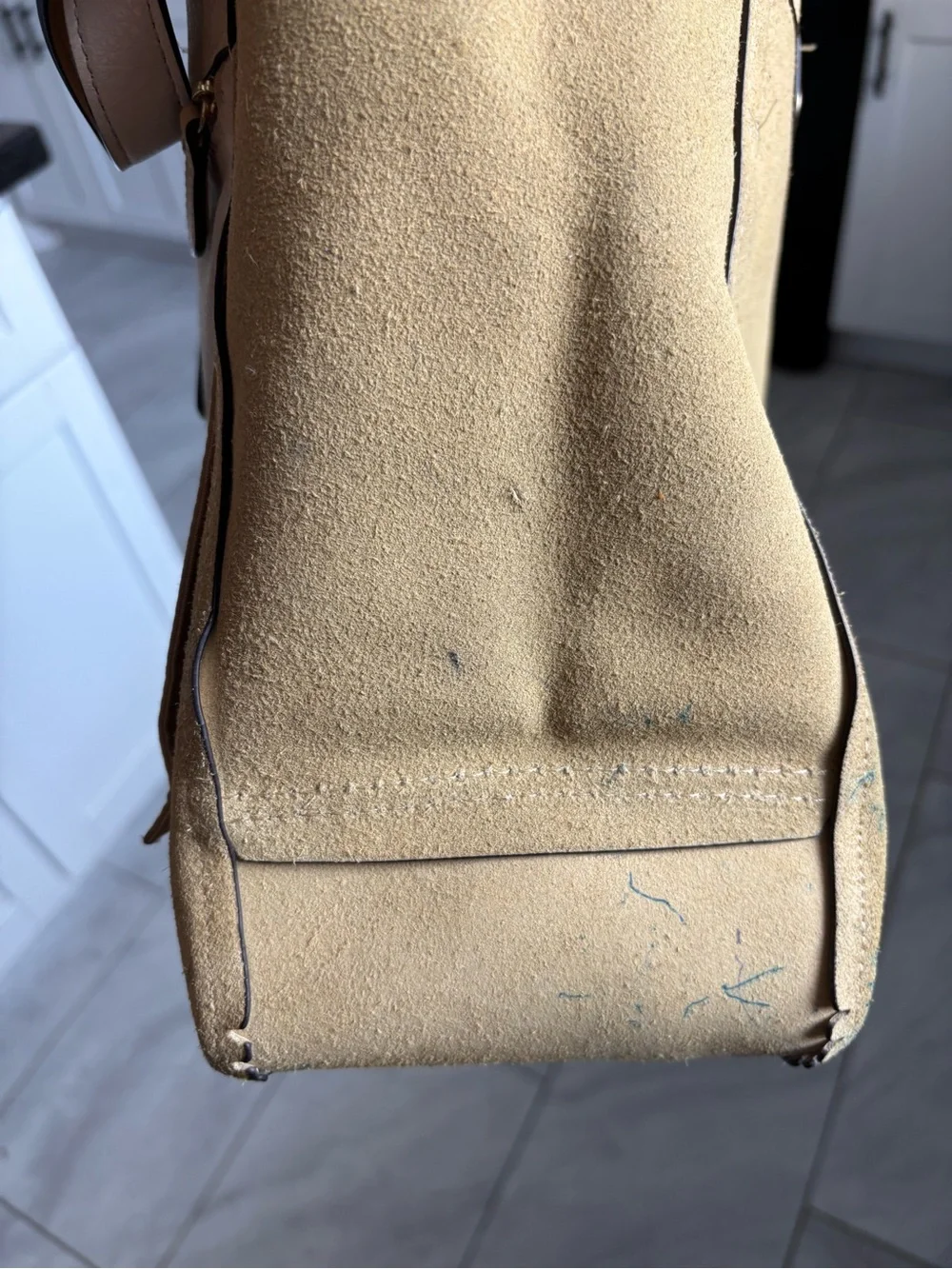 Coach cream leather